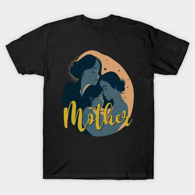 Mother's Day Mama hero Mom of two 2 Mami Love T-Shirt by design-lab-berlin